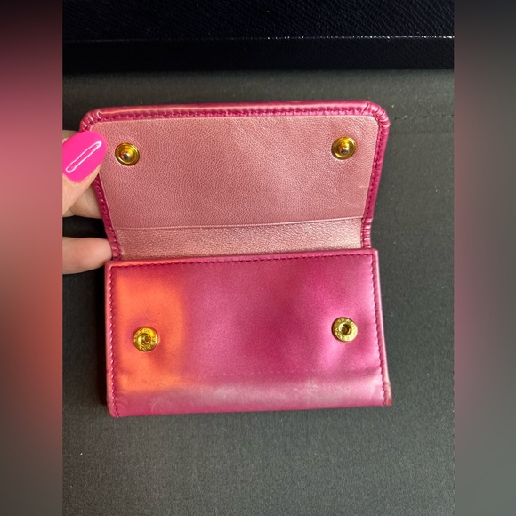 Authentic Pink Prada Key wallet - Picture 3 of 10